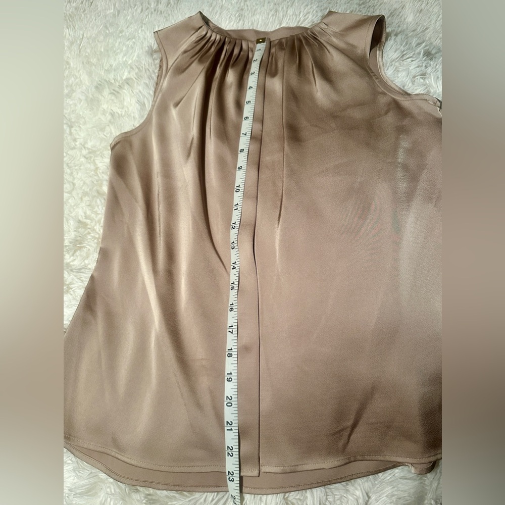 NWT CALVIN KLEIN Gold Sleeveless Top - Picture 8 of 10